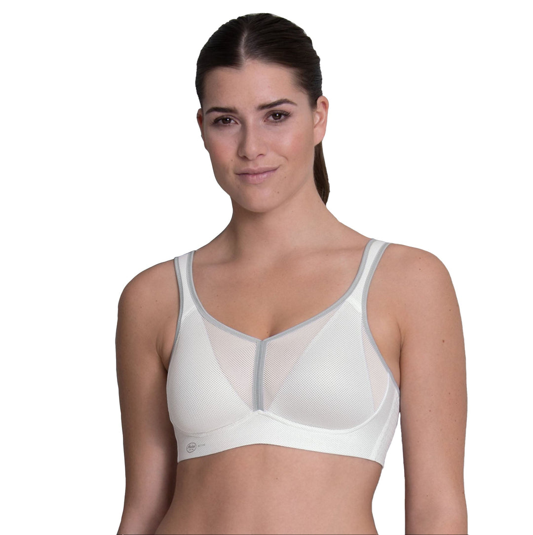 Air Control Sport-BH mit Schale Weiß