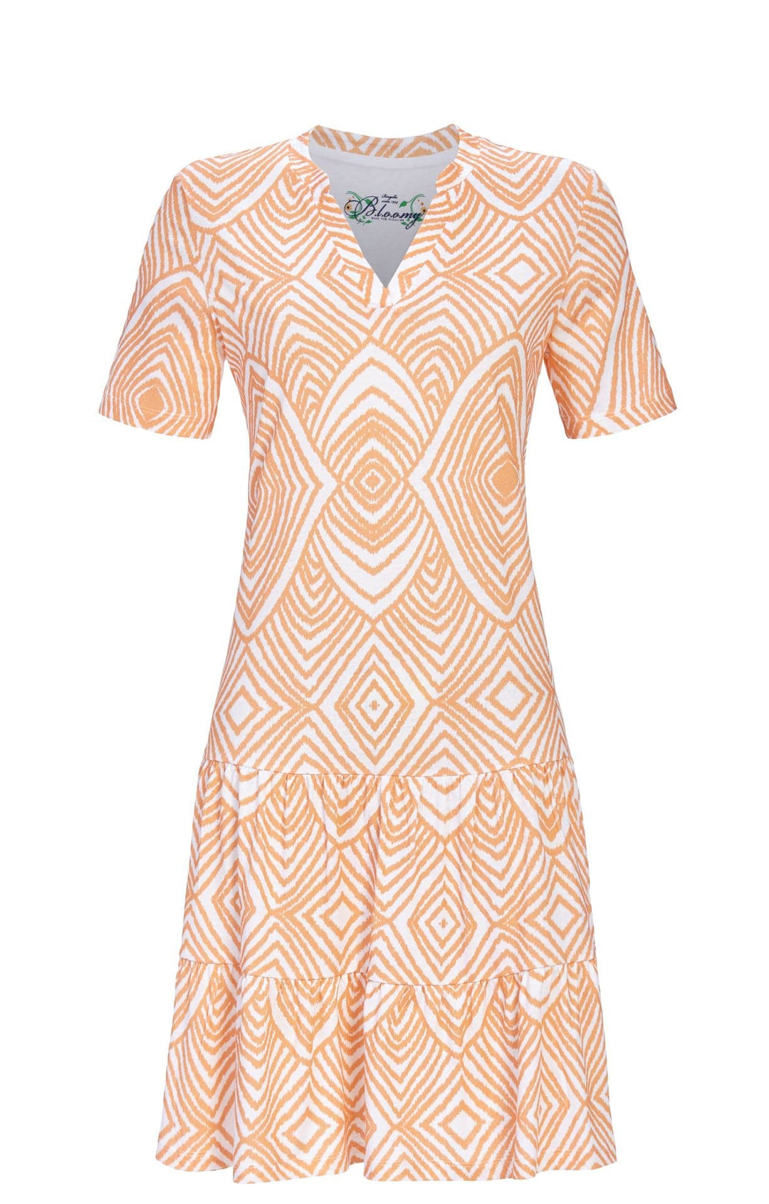 2. Wahl Kleid mit Ethno-Print Orange