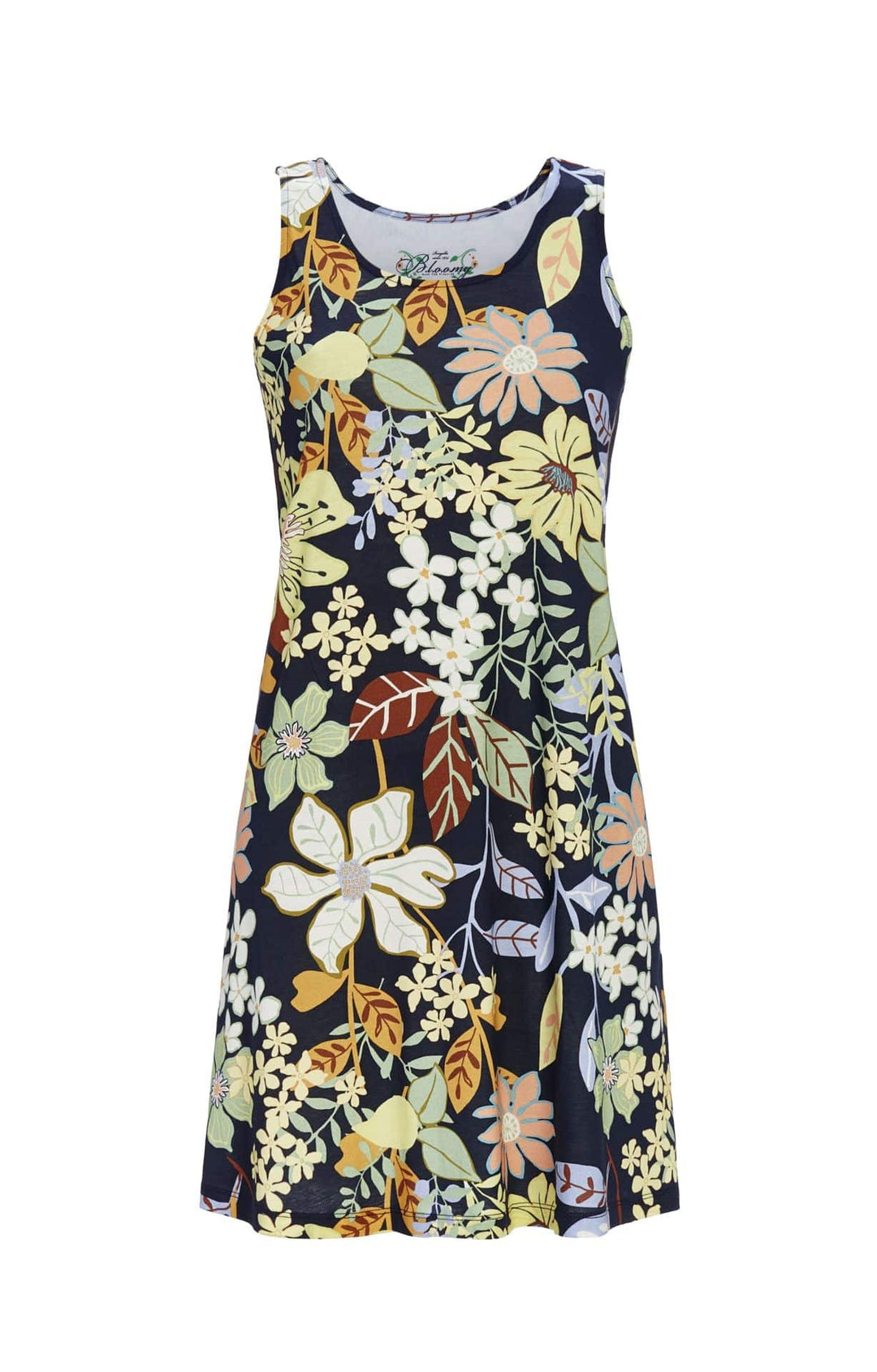 Kleid Blumenpracht Blau