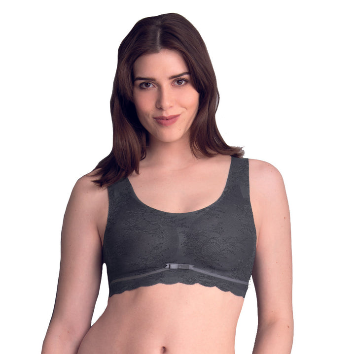 Seamless Bustier mit Schale Grau