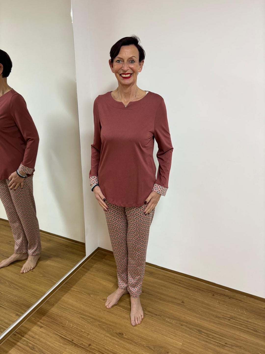 Loungewear Set mit Muster - Vera Meyer