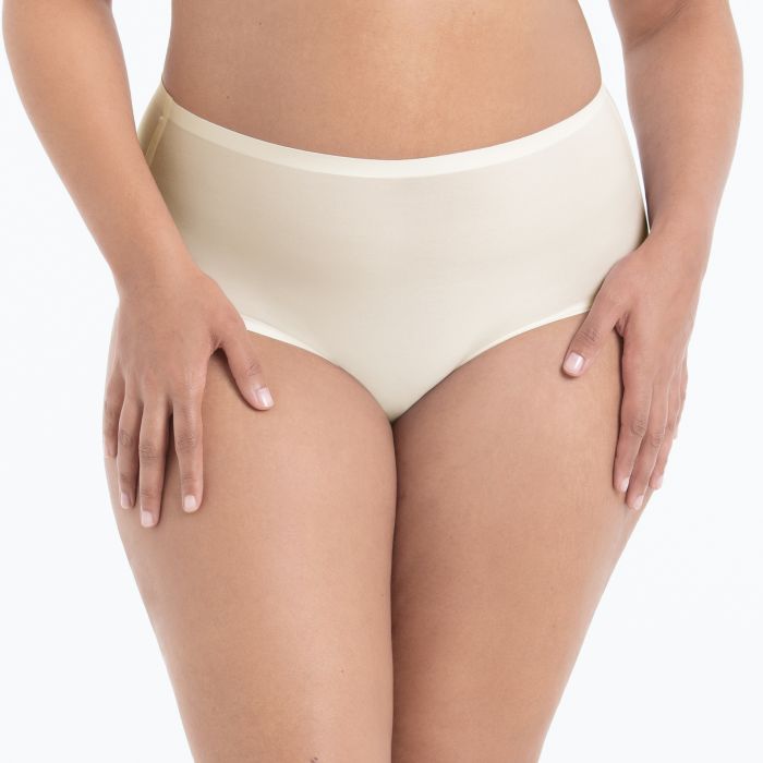 6er-Pack Soft Stretch Taillenslip Schwarz, Haut & Champagne 36-52 - Vera Meyer