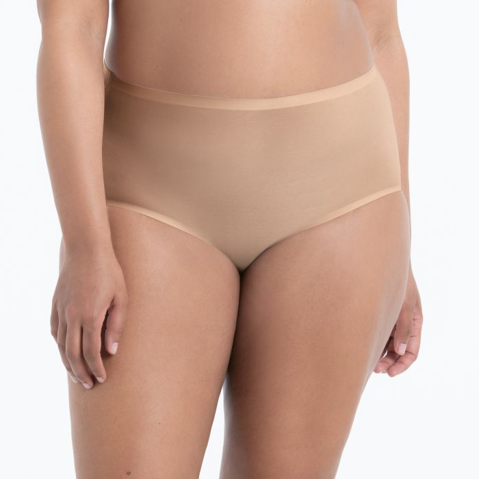 6er-Pack Soft Stretch Taillenslip Schwarz, Haut & Champagne 36-52 - Vera Meyer
