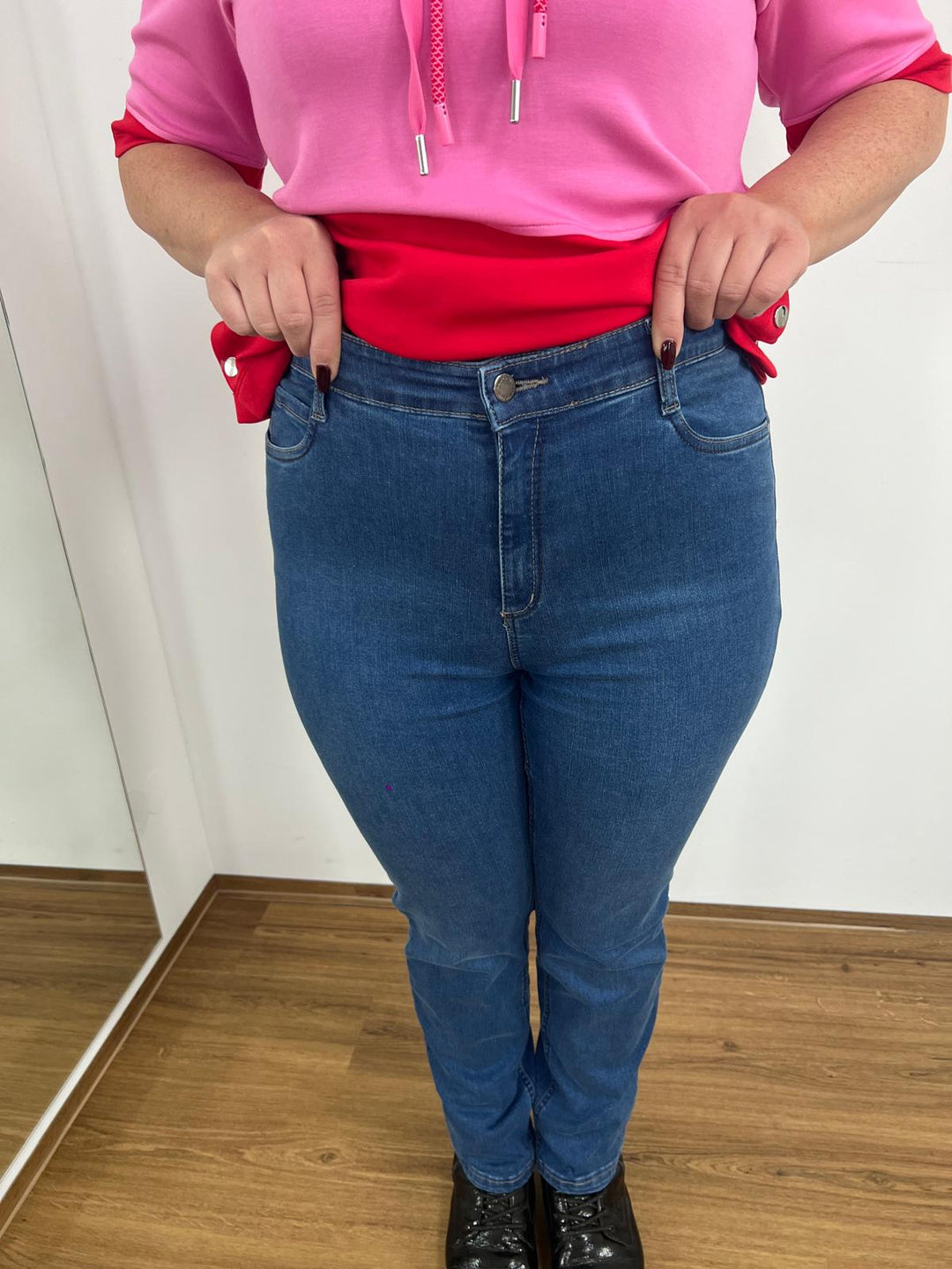 Wunderjeans Highwaist Super Stone Blue - Vera Meyer