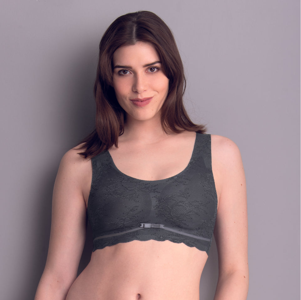 Seamless Bustier mit Schale Grau