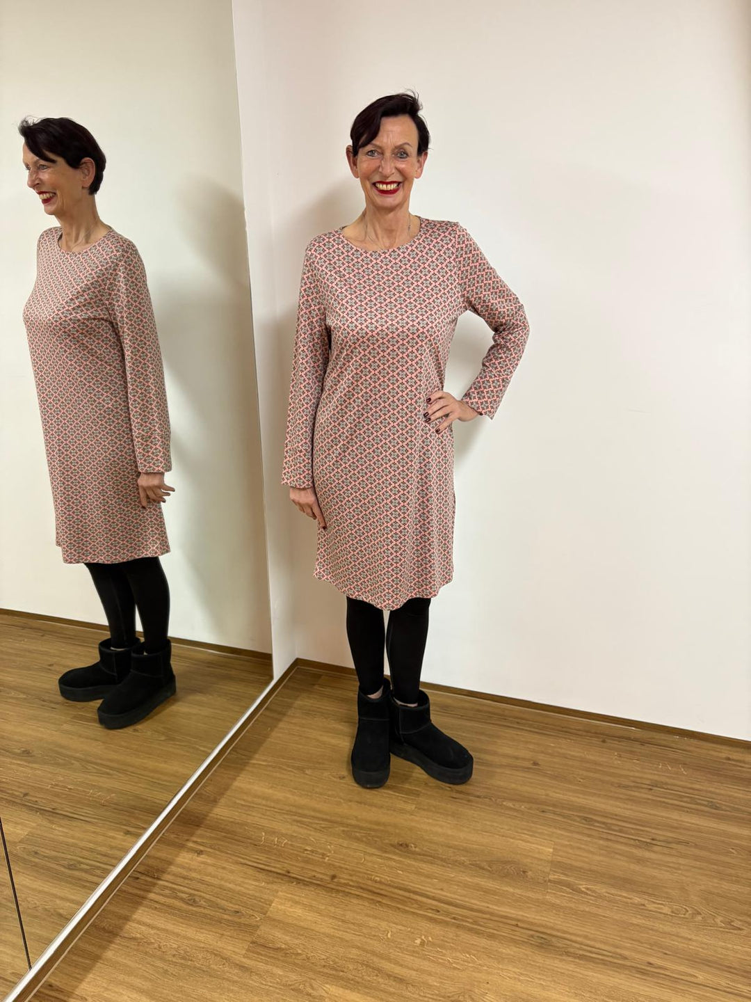 Loungewear Kleid mit Muster - Vera Meyer