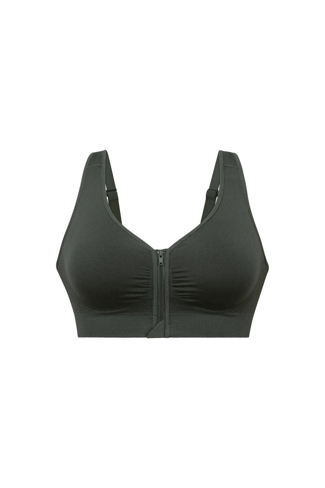 Bügelloses Bustier mit Vorderverschluss in Jungle