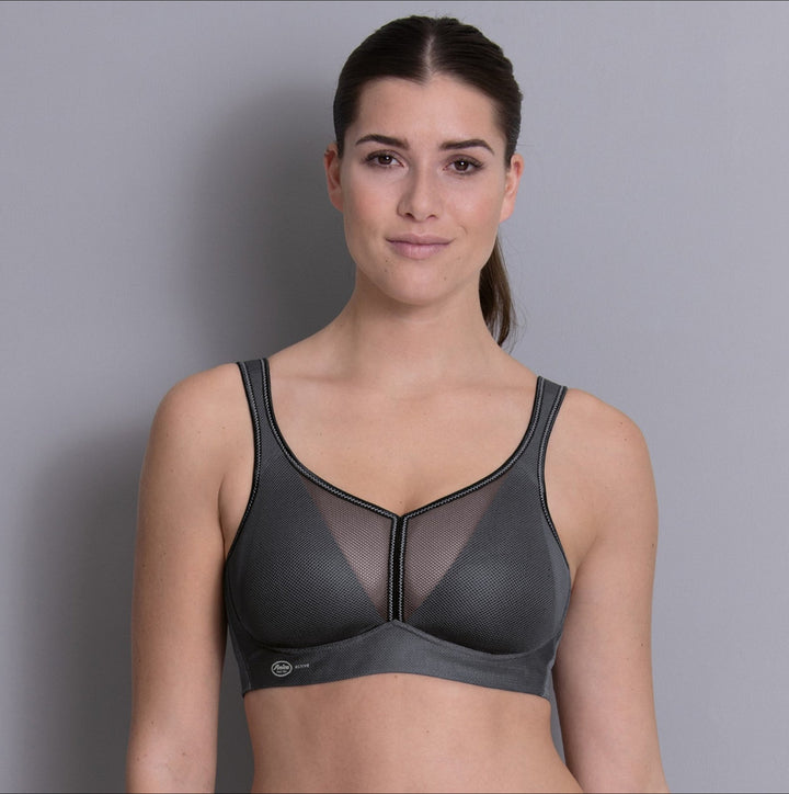 Air Control Sport-BH mit Schale Anthrazit