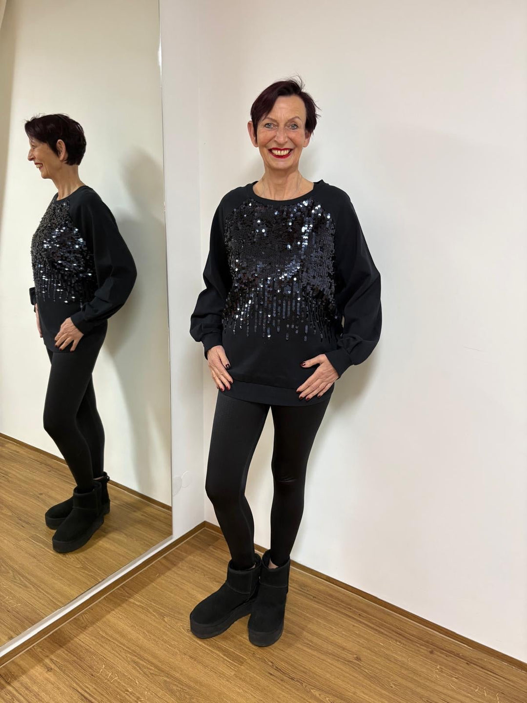 Pailletten Oberteil - Vera Meyer