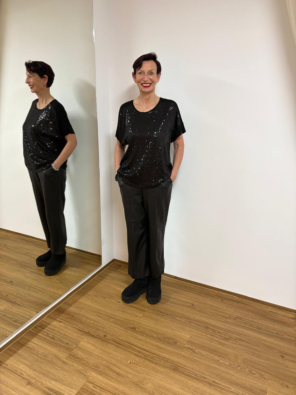 Pailletten Oberteil - Vera Meyer