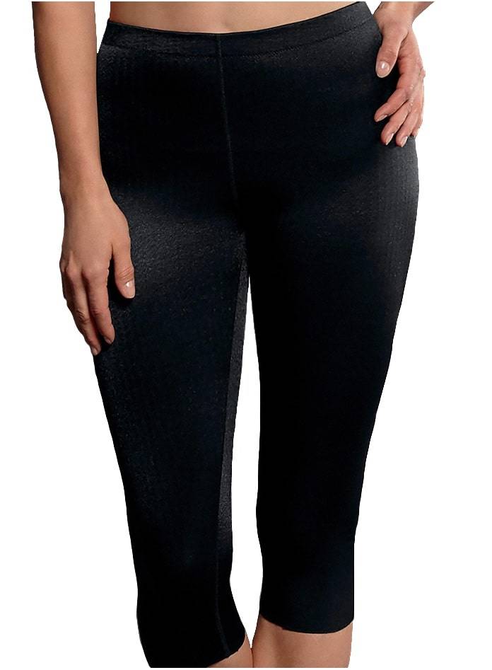 Lymph O Fit Wunderhose Capriform Schwarz 36-48