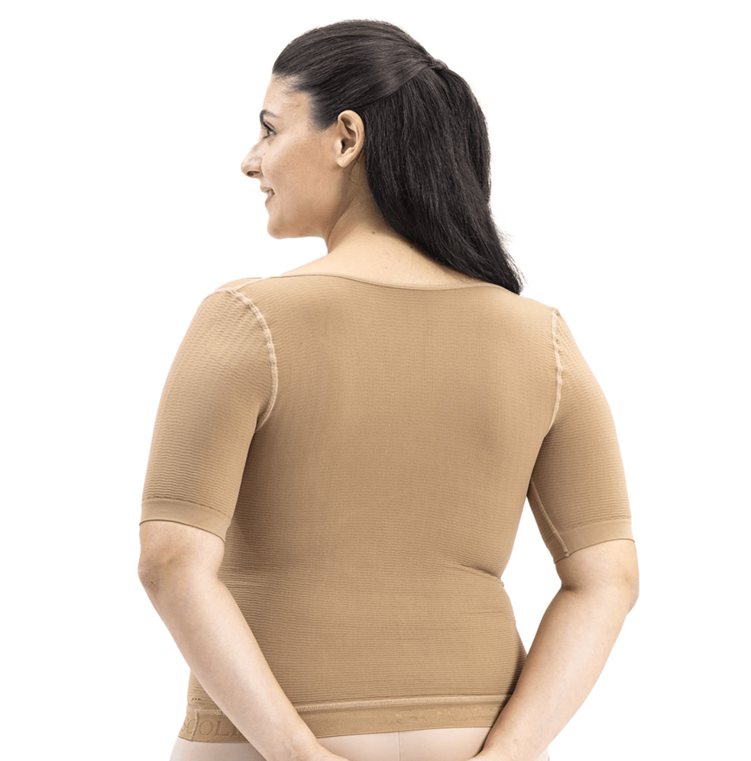 Silber Wellen Kompressions Top - Vera Meyer