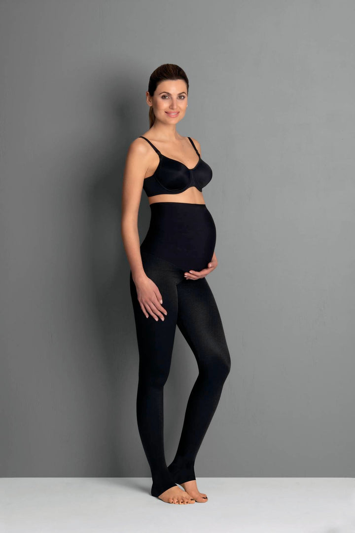 Werdende Mami Lymph O Fit Hose | Wunderhose Schwarz