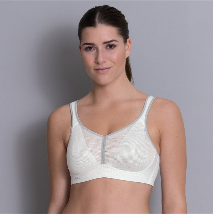 Air Control Sport-BH mit Schale Weiß