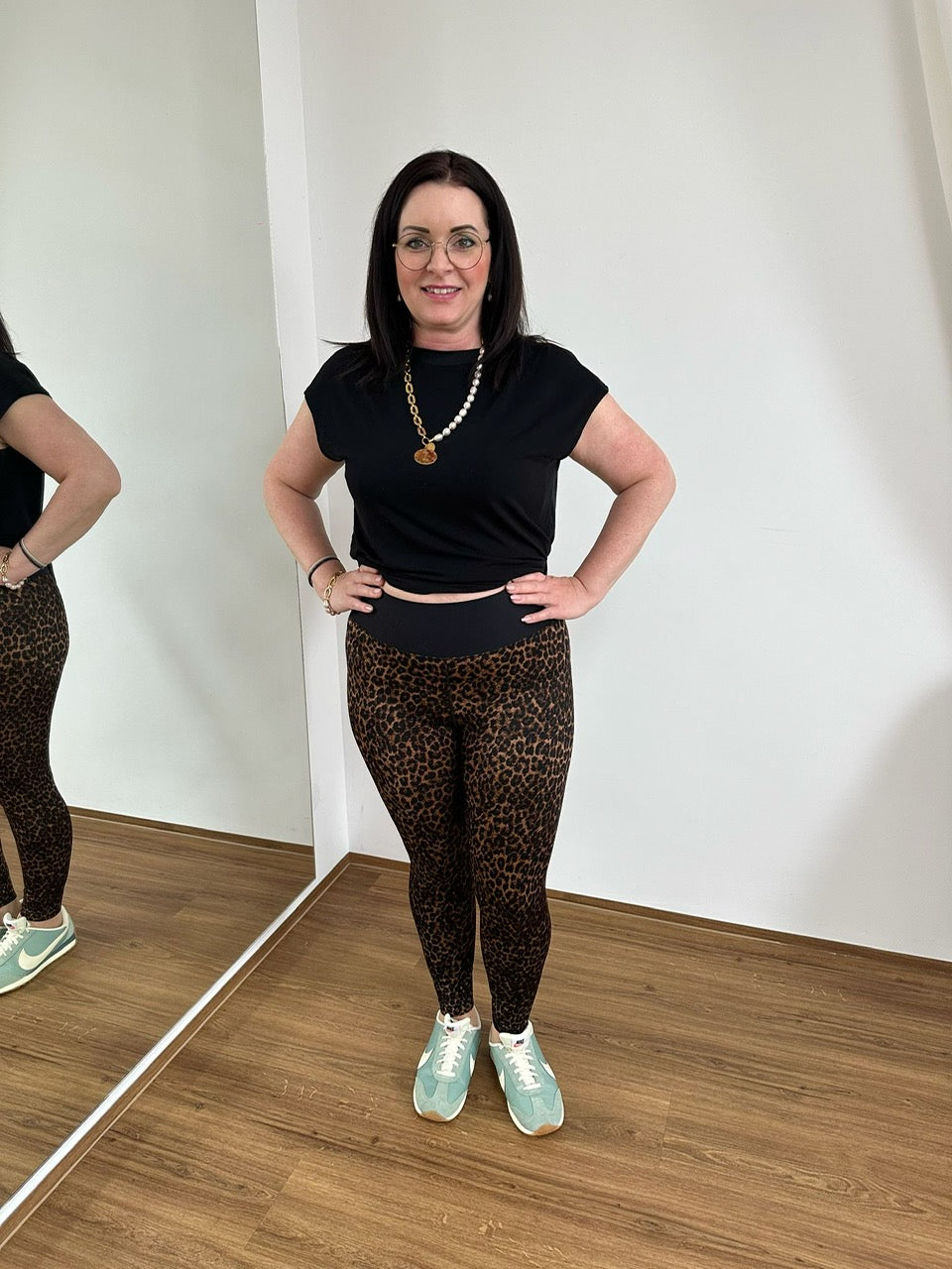 Lymph O Fit Wunderhose mit Yogabund im neuen Leo Look