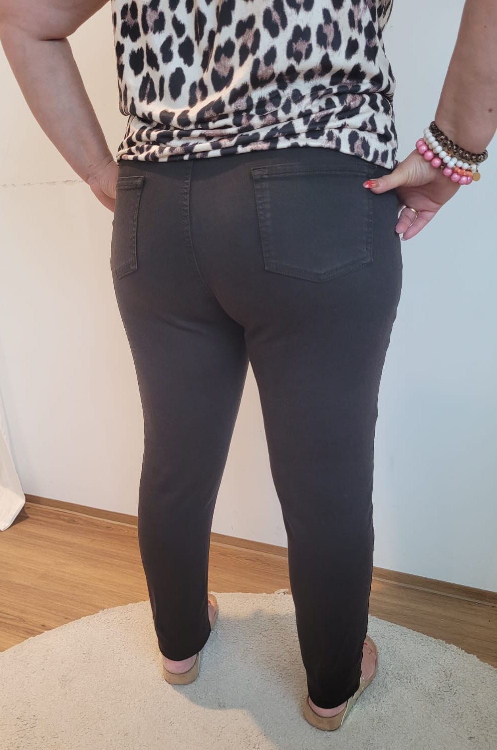 Wunderjeans High Waist Braun Denim Gr. 36 - 52 - Vera Meyer