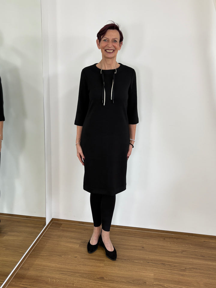 Kleid 3/4 Arm Schwarz - Vera Meyer