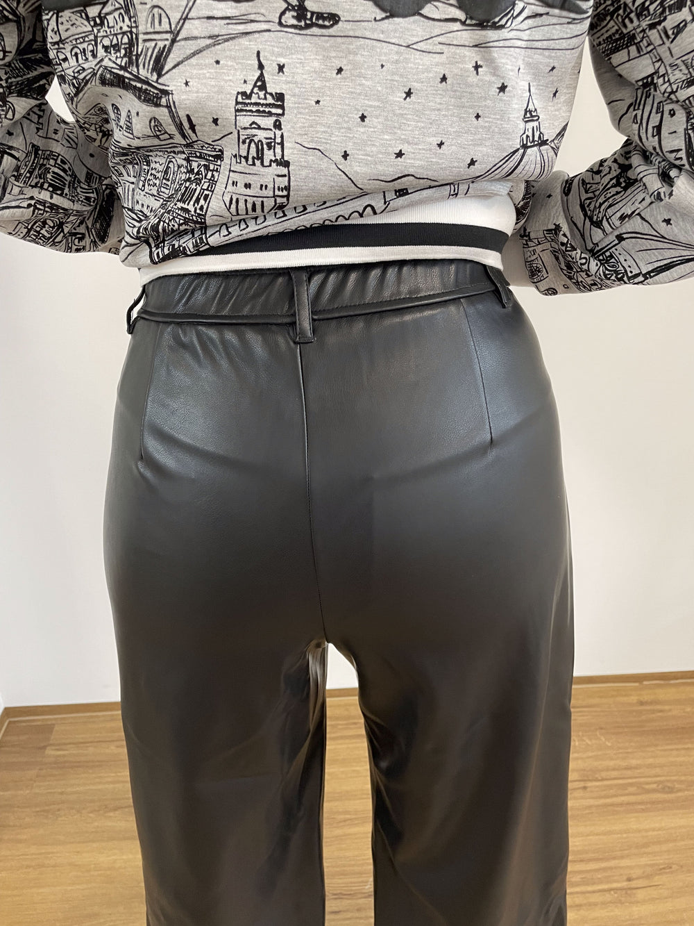 Lederoptik Hose 7/8 - Vera Meyer