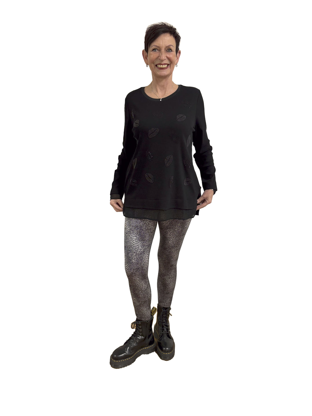 Lymph O Fit Wunderhose Bubble Grau Gr. 36-56