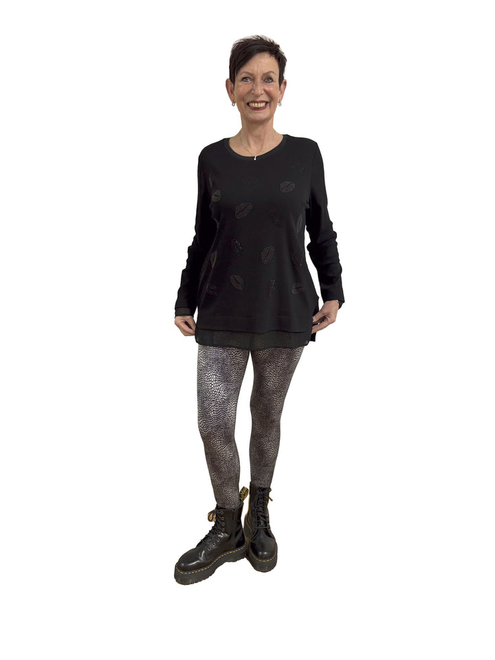 Lymph O Fit Wunderhose Bubble Grau Gr. 36-56