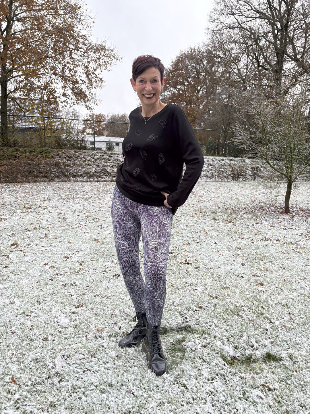Lymph O Fit Wunderhose Bubble Grau Gr. 36-56