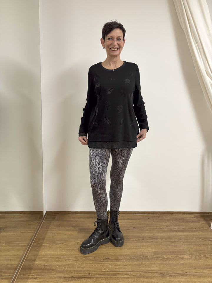 Lymph O Fit Wunderhose Bubble Grau Gr. 36-56