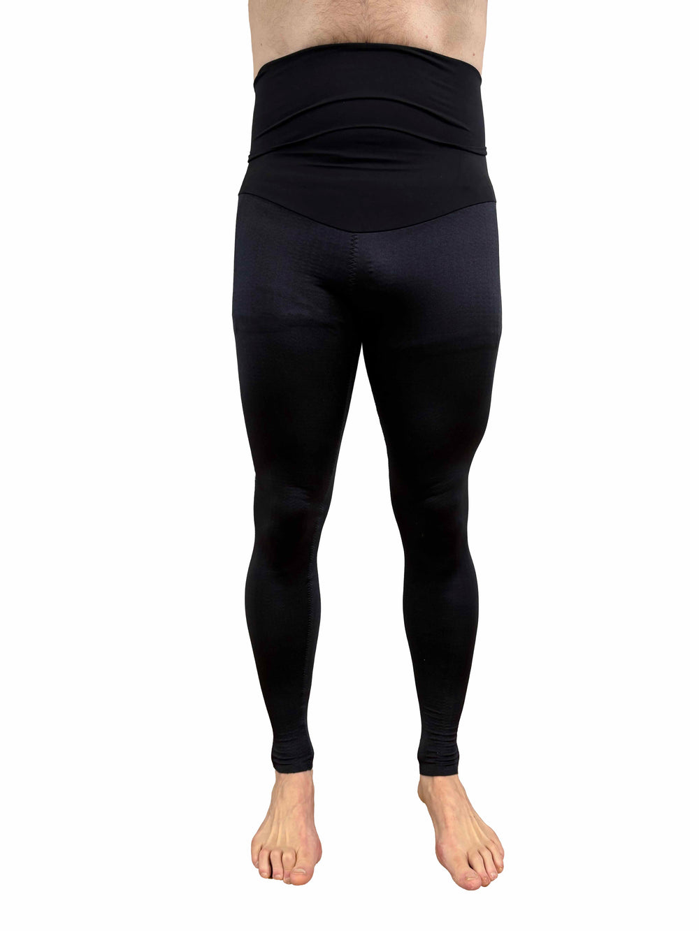 Lymph O Fit Männer Wunderhose extra lang mit breitem Komfortbund Schwarz Gr. 36 - 52 - Vera Meyer