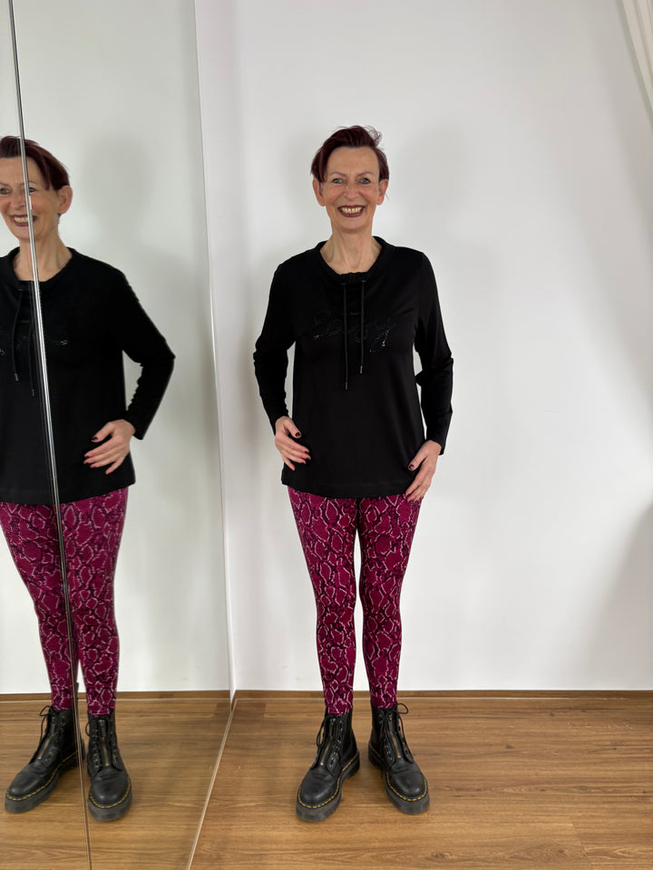 Lymph O Fit Wunderhose Pink Python