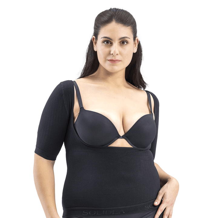 Kompressions Top mit Silber Wellen Curvy - Vera Meyer