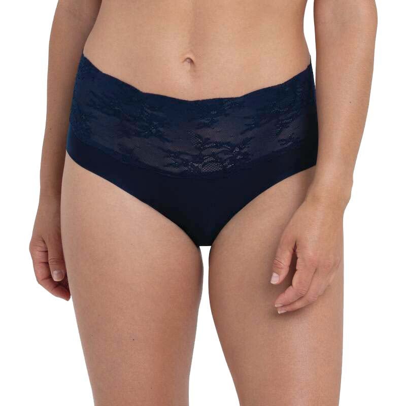 Lace SOFT STRETCH TAILLENSLIP - FARBE Blau - Vera Meyer