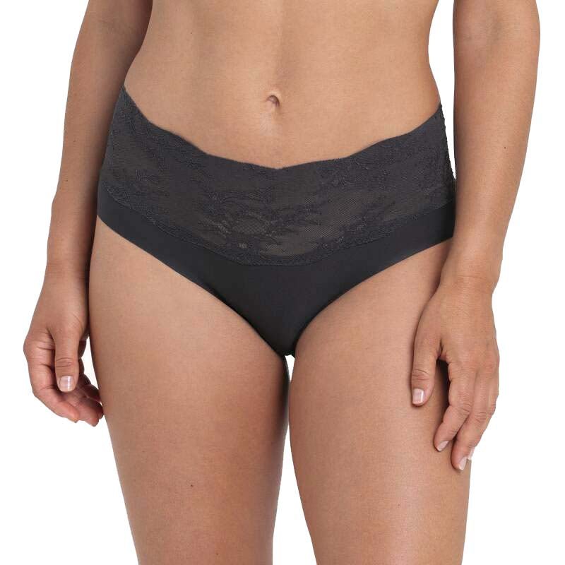 Lace SOFT STRETCH TAILLENSLIP - FARBE Grau - Vera Meyer