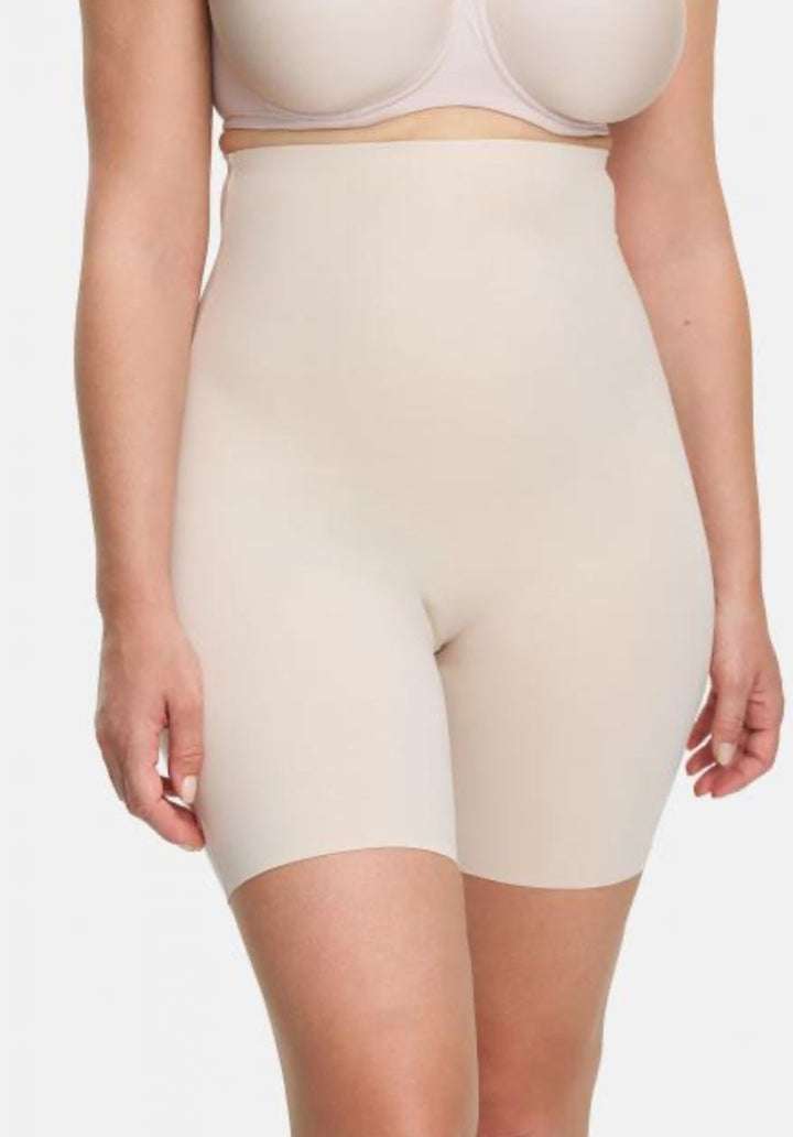 hohe Miederhose mit Bein Shapewear Schwarz & Beige - Vera Meyer
