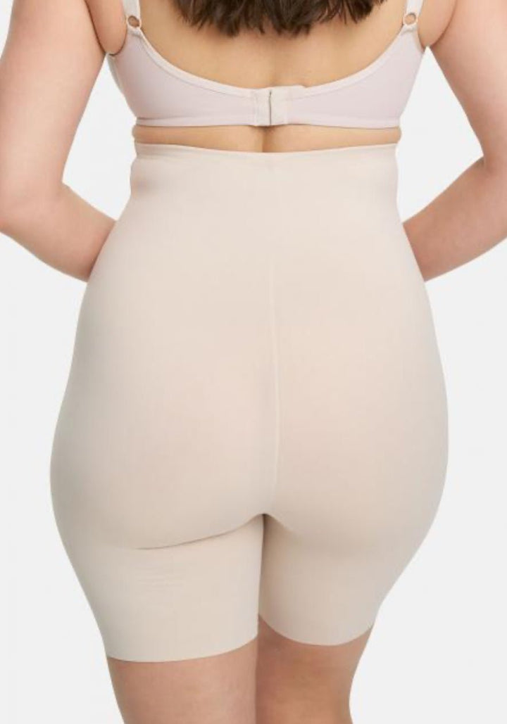 hohe Miederhose mit Bein Shapewear Schwarz & Beige - Vera Meyer