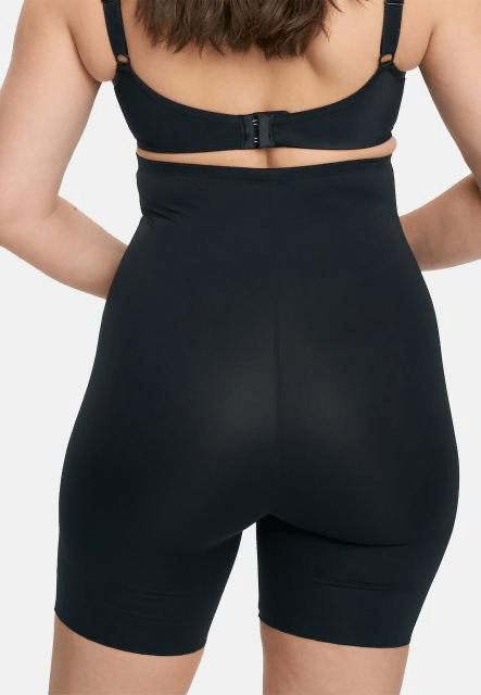 hohe Miederhose mit Bein Shapewear Schwarz & Beige - Vera Meyer