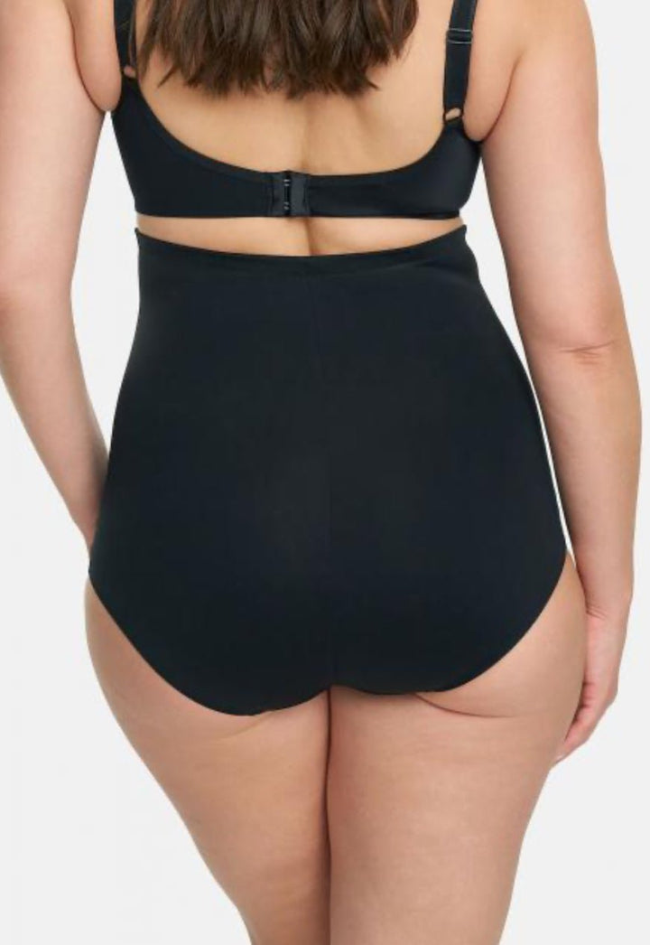 Hohe Miederhose Shapewear ohne Bein Schwarz & Beige - Vera Meyer