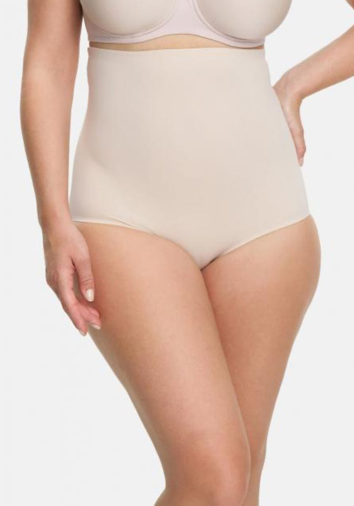 Hohe Miederhose Shapewear ohne Bein Schwarz & Beige - Vera Meyer