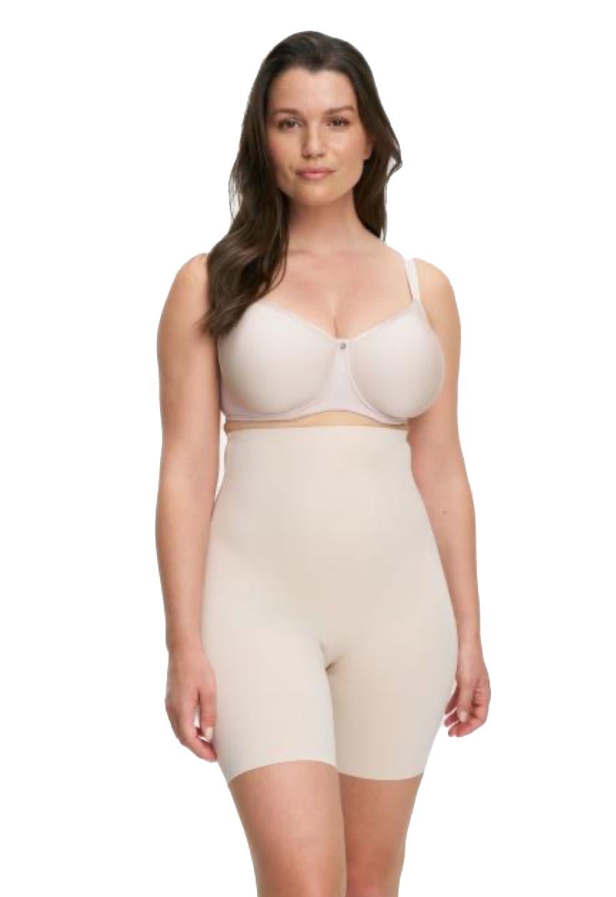 hohe Miederhose mit Bein Shapewear Schwarz & Beige - Vera Meyer