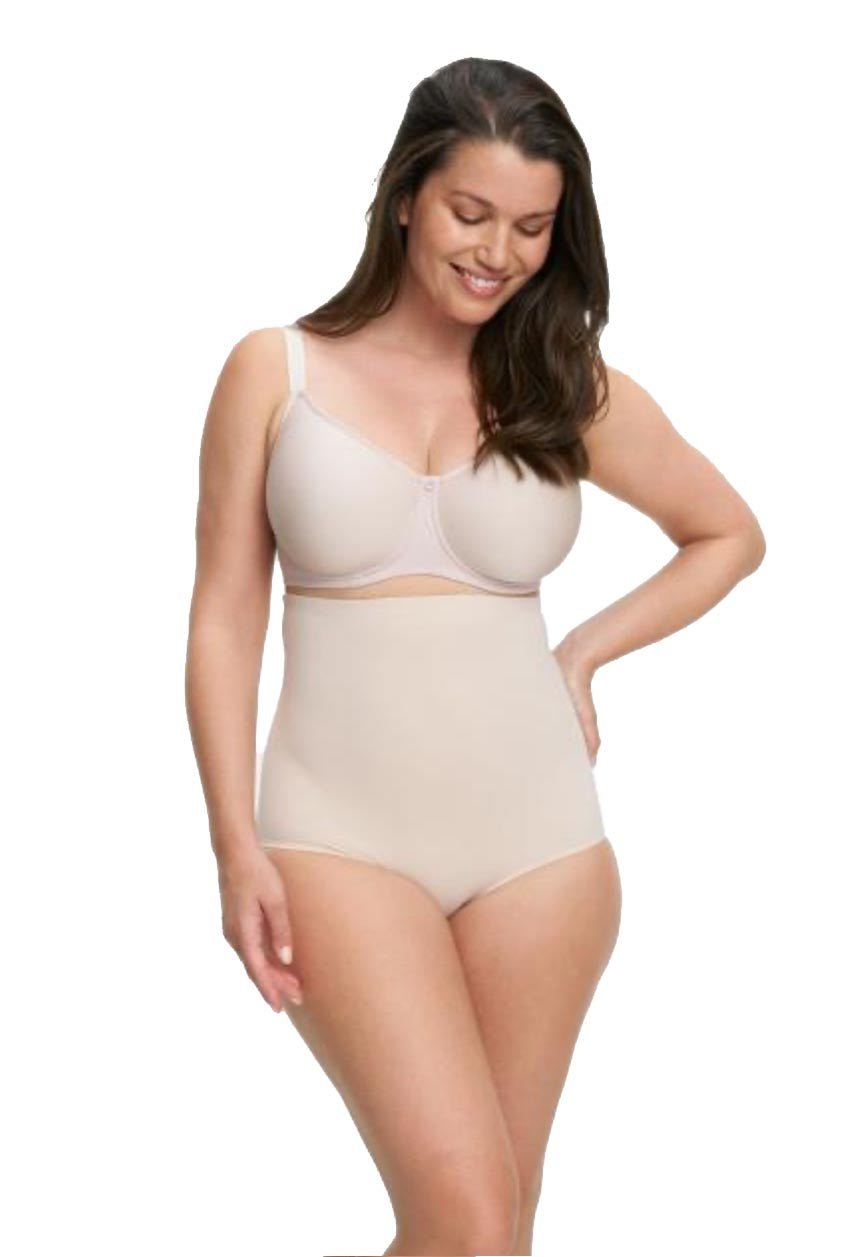 Hohe Miederhose Shapewear ohne Bein Schwarz & Beige - Vera Meyer