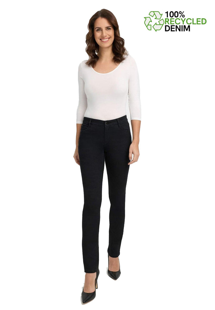 Wunderjeans Regulär Schwarz - Vera Meyer