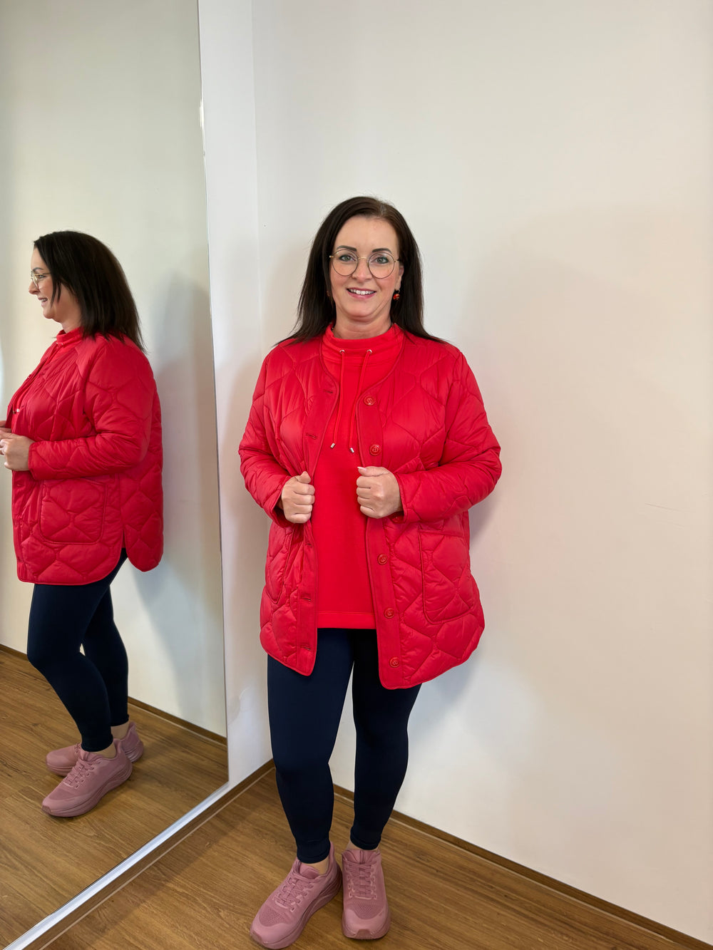 Steppjacke Rot - Vera Meyer