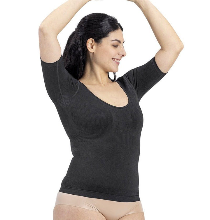 Silber Welle Top Pro Schwarz & Haut - Vera Meyer