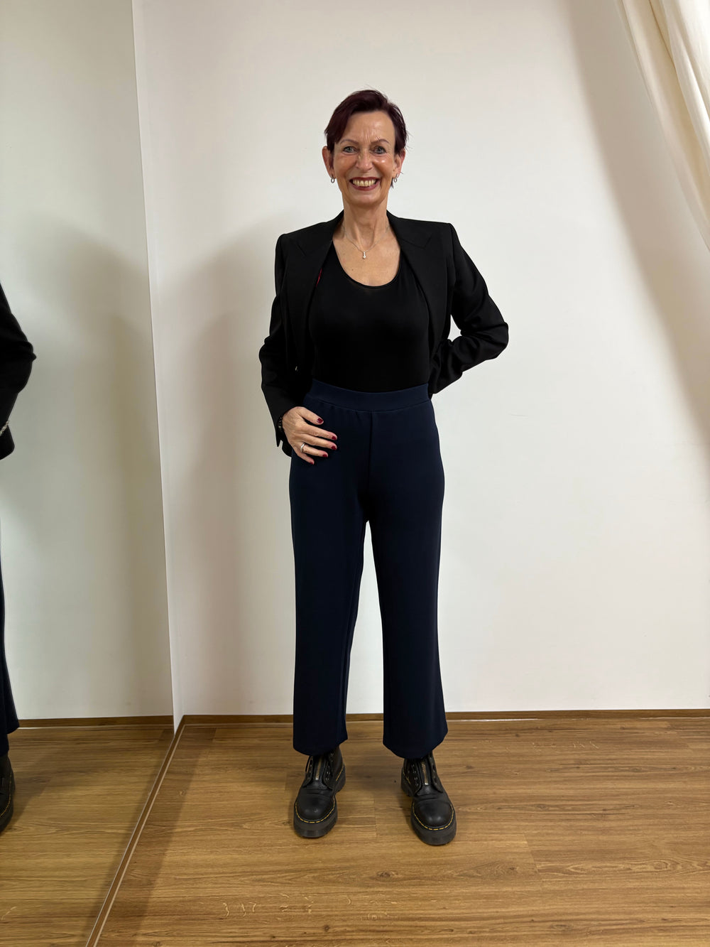 Culotte Hose Blau Größe 46 - Vera Meyer