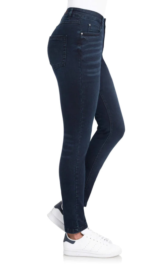 Wunderjeans High Waist Blue Denim Gr. 36-52