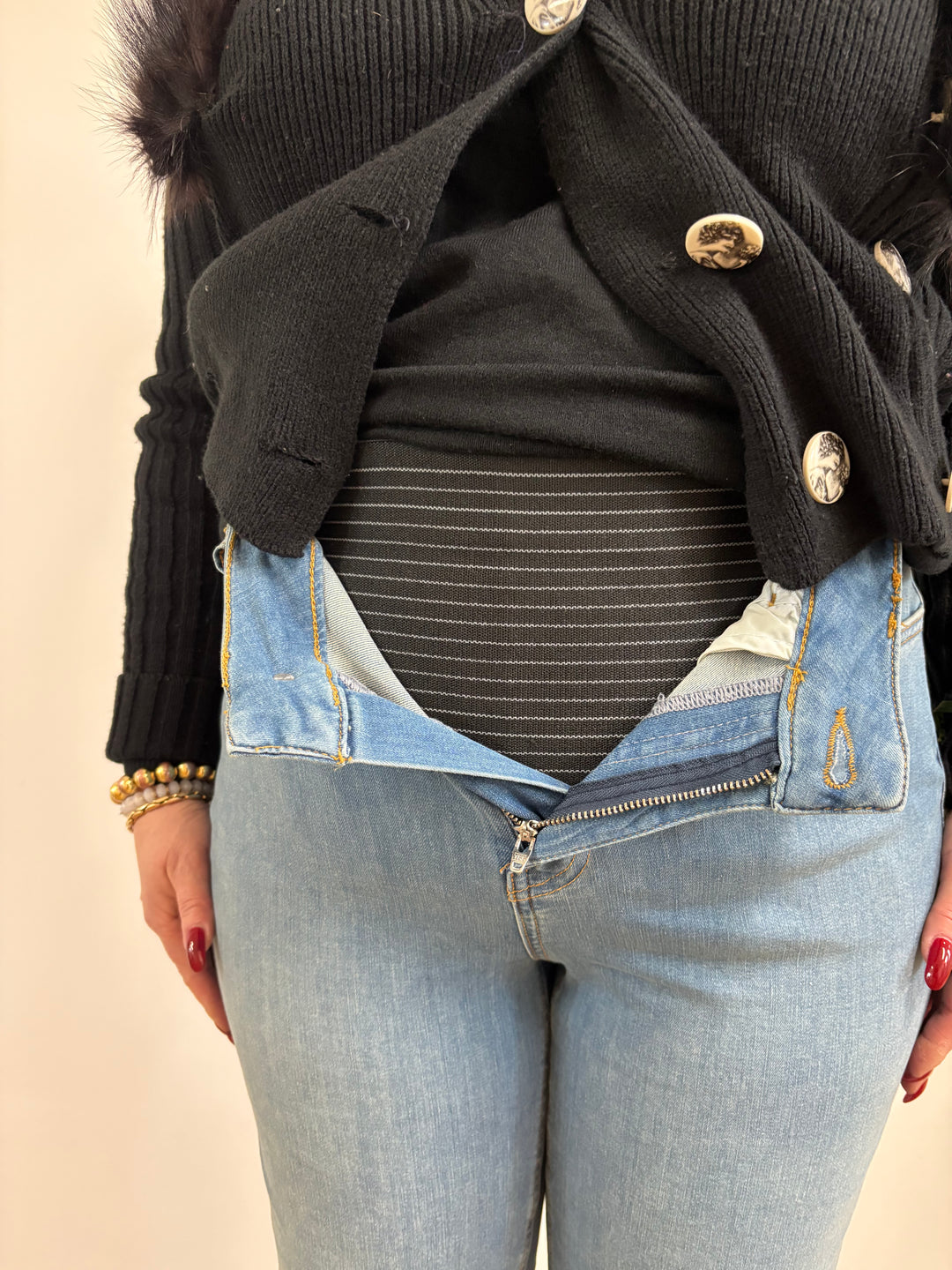 Innovative Bauchi Weg Jeans Gr. 36 - 54 Helle Waschung - Vera Meyer