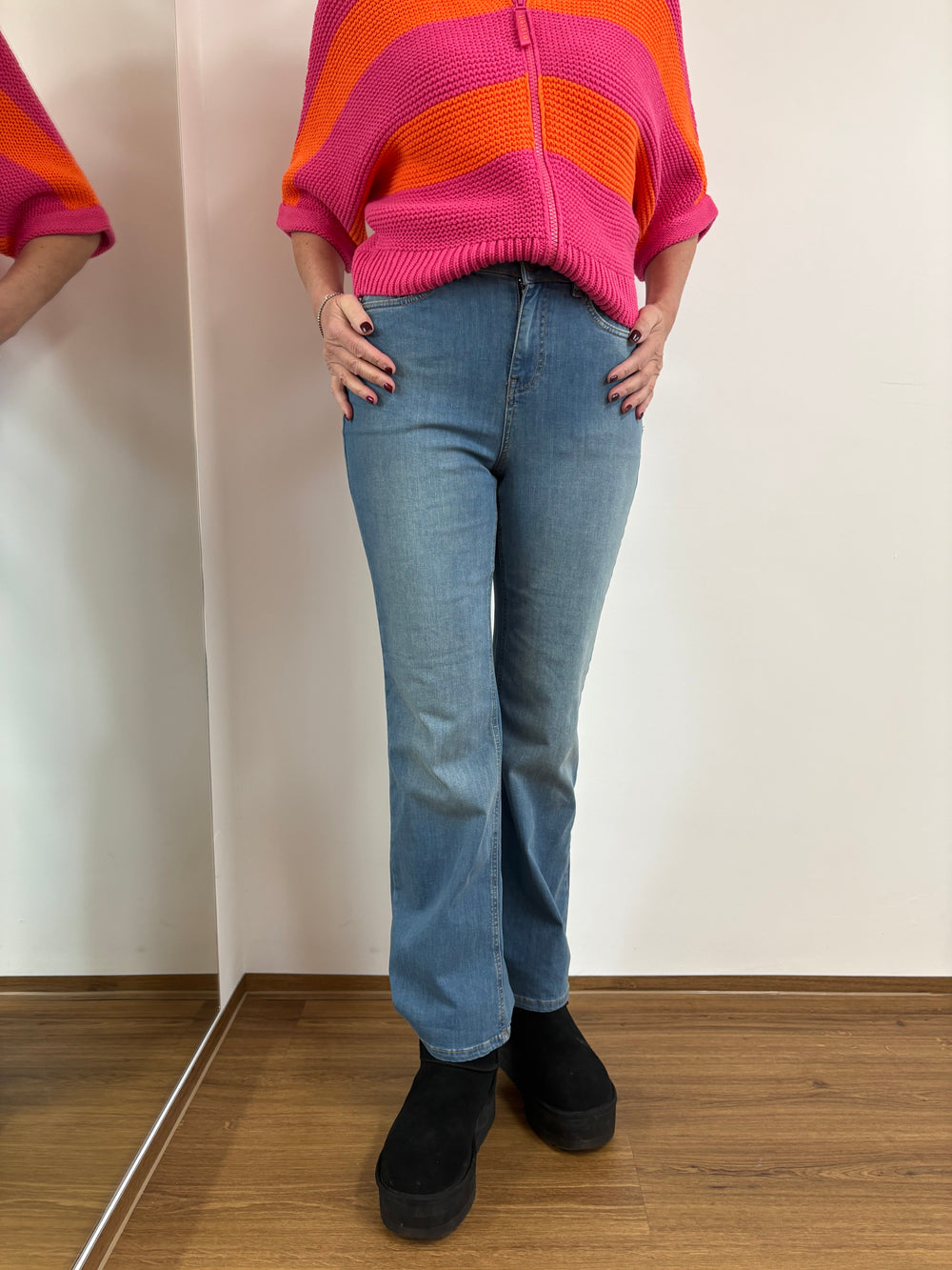 Innovative Bauchi Weg Jeans Gr. 36 - 54 Helle Waschung - Vera Meyer