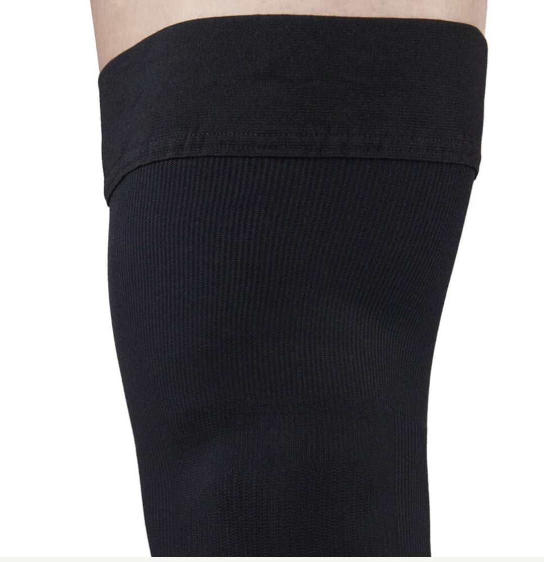 Silber Welle Kompression Kniebandage Klasse 2