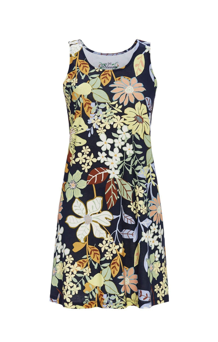 Kleid Blumenpracht Blau