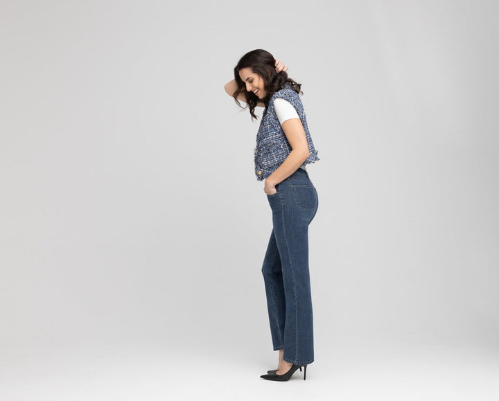 Wunderjeans Relaxed Straight Blue Stone - Vera Meyer