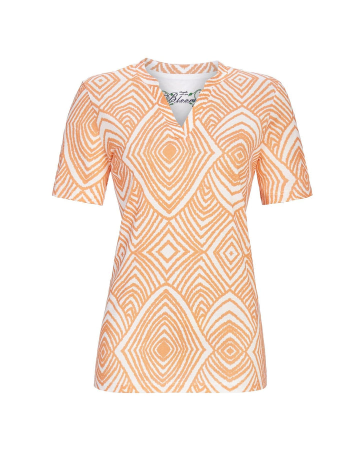 2. Wahl T-Shirt mit Ethno-Print Orange