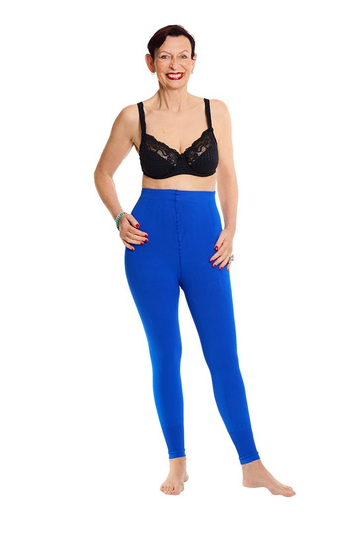 Leggings Silber Welle Lang - Vera Meyer